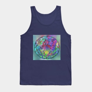 trippy mandala design Tank Top